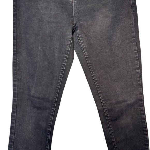 YMI Black Skinny Jeans Pants Denim Goth Punk Emo Grunge Metal Alternative Sz 7 - Picture 3 of 6
